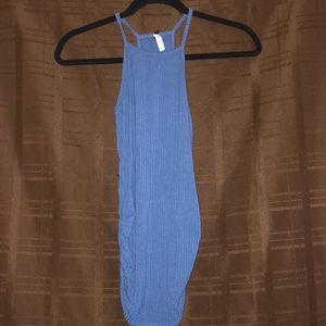 Blue Spaghetti Tube-Top